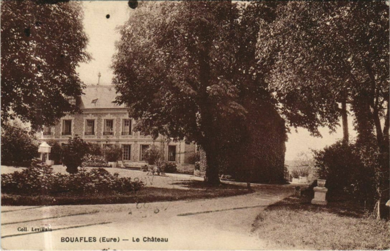 Carte postale ancienne Bouafles Le Chateau à Bouafles