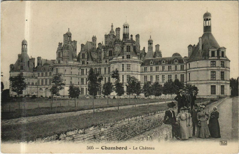 Carte postale ancienne Chambord Le Chateau à Chambord