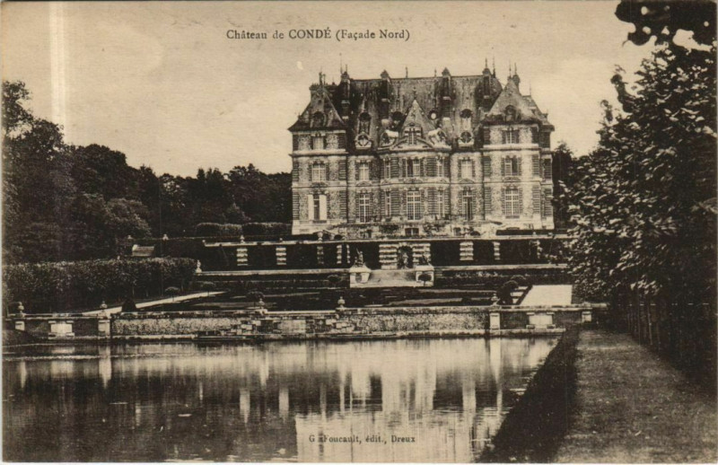 Carte postale ancienne Conde-sur-Iton Chateau