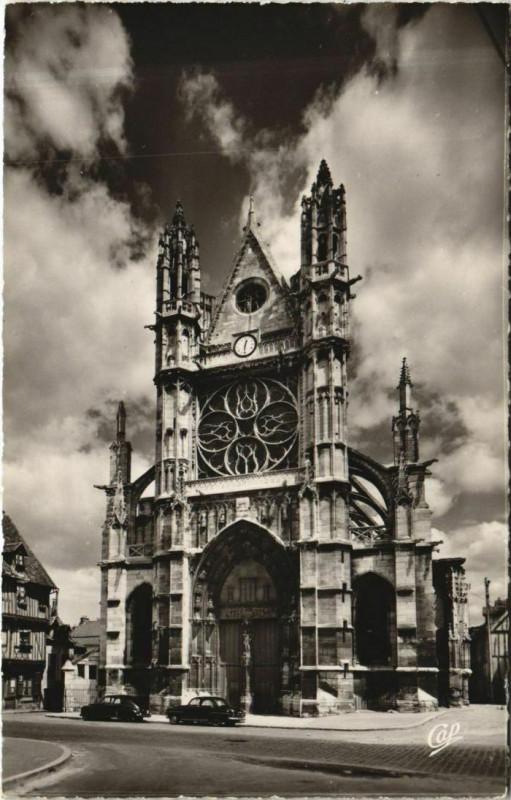 Carte postale ancienne Vernon L'Eglise Notre-Dame à Vernon