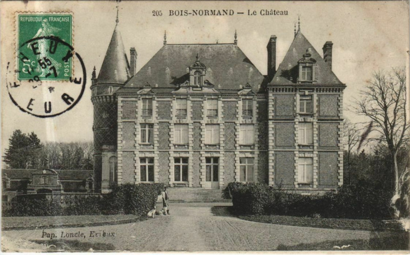 Carte postale ancienne Bois-Normand Le Chateau