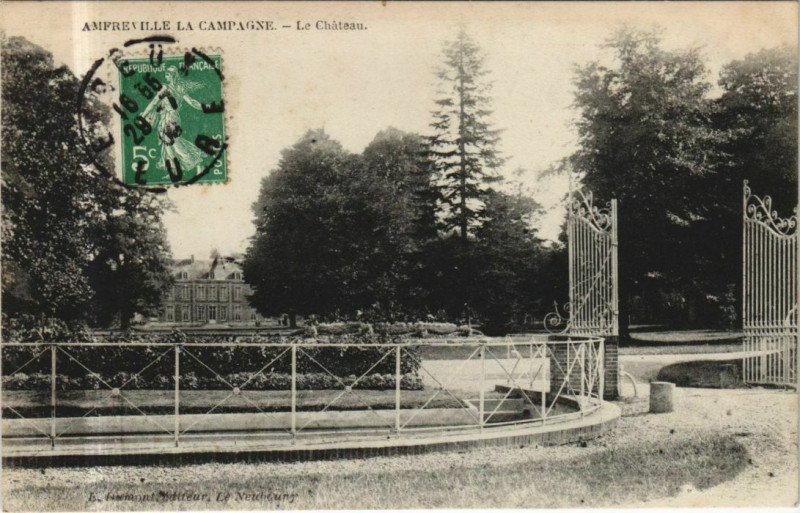 Carte postale ancienne Amfreville-la-Campagne Le Chateau