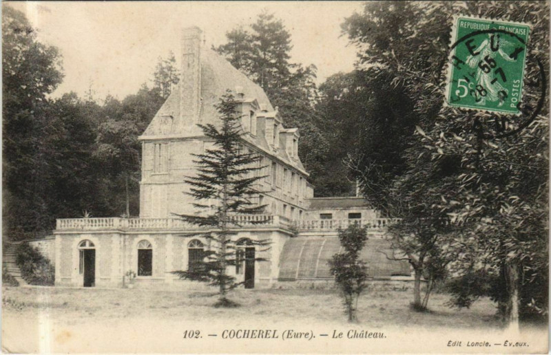 Carte postale ancienne Cocherel Le Chateau