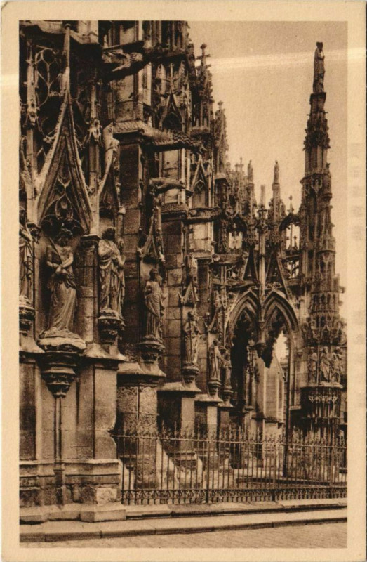 Carte postale ancienne Louviers Eglise Notre-Dame - La Flagellation à Louviers