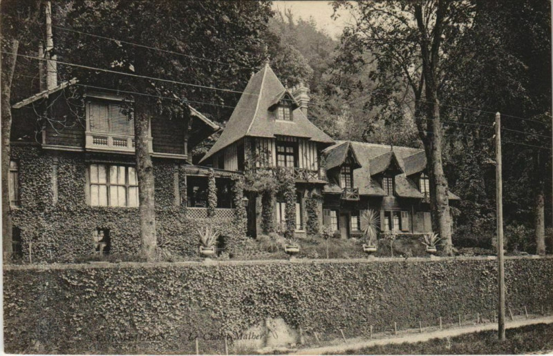 Carte postale ancienne Cormeilles Le Chateau Malher à Cormeilles