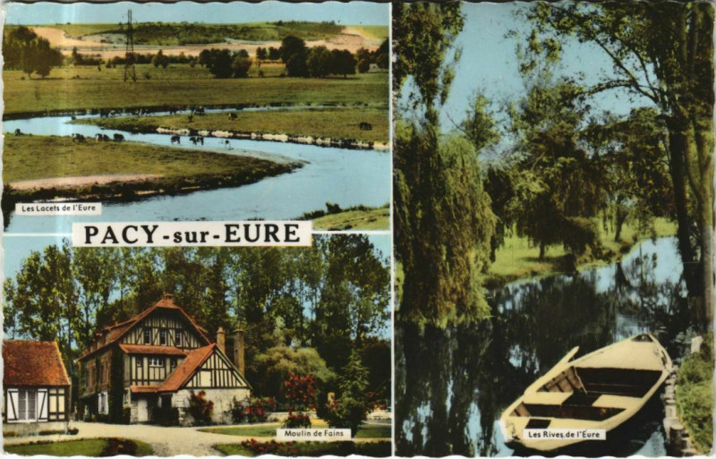 Carte postale ancienne Pacy-sur-Eure Scenes à Pacy-sur-Eure