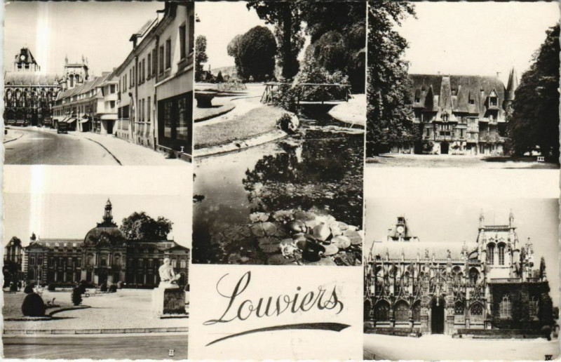 Carte postale ancienne Louviers Scenes à Louviers