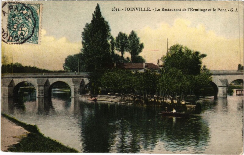 Carte postale ancienne Joinville le Pont Le Restaurant de l'Ermitage France à Joinville-le-Pont