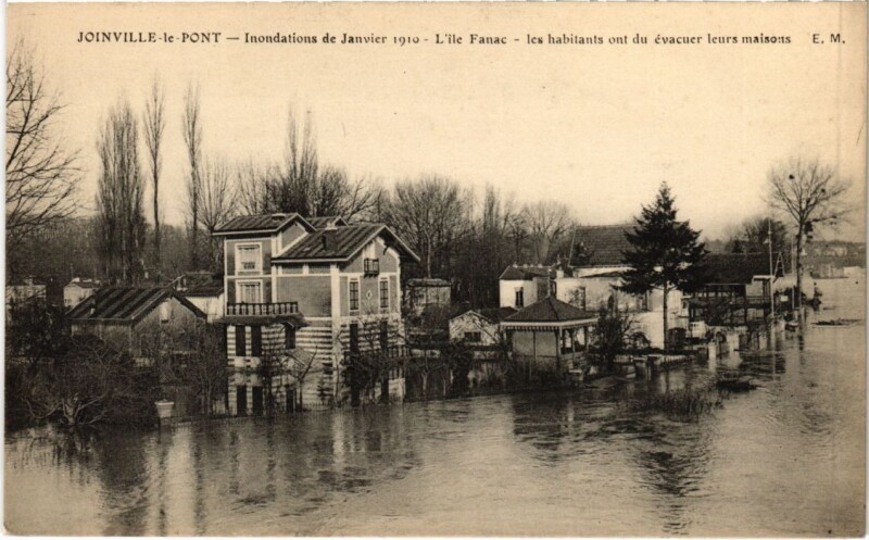 Carte postale ancienne Joinville le Pont L'Ile Fanac France à Joinville-le-Pont