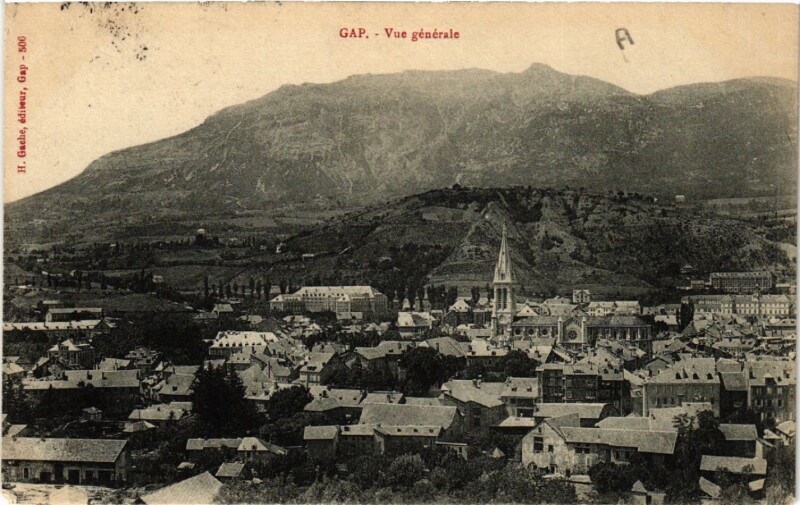 Carte postale ancienne Gap - Vue générale à Gap