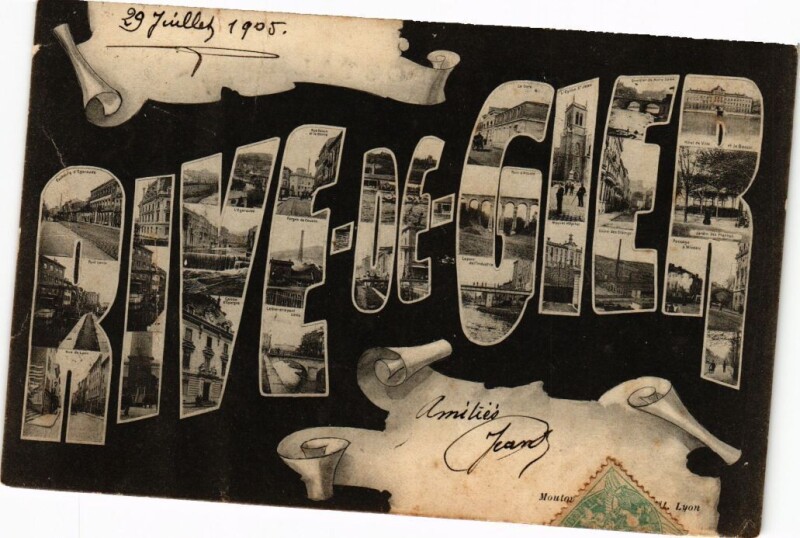 Carte postale ancienne Rive-de-Gier à Rive-de-Gier