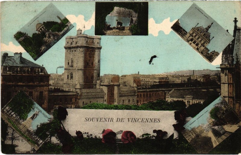 Carte postale ancienne Vincennes Souvenir de Vincennes France à Vincennes