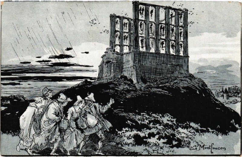 Carte postale ancienne Montfaucon à Paris 10e