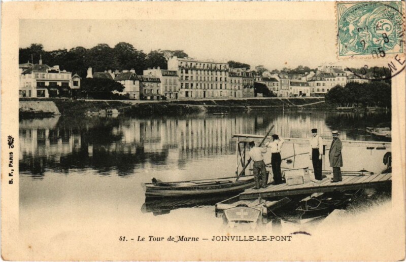 Carte postale ancienne Joinville le Pont Le Tour de Marne France à Joinville-le-Pont