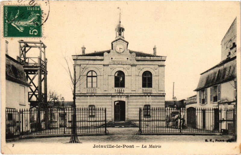 Carte postale ancienne Joinville le Pont La Mairie France à Joinville-le-Pont