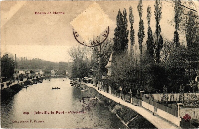 Carte postale ancienne Joinville le Pont L'Ile Fanac France à Joinville-le-Pont