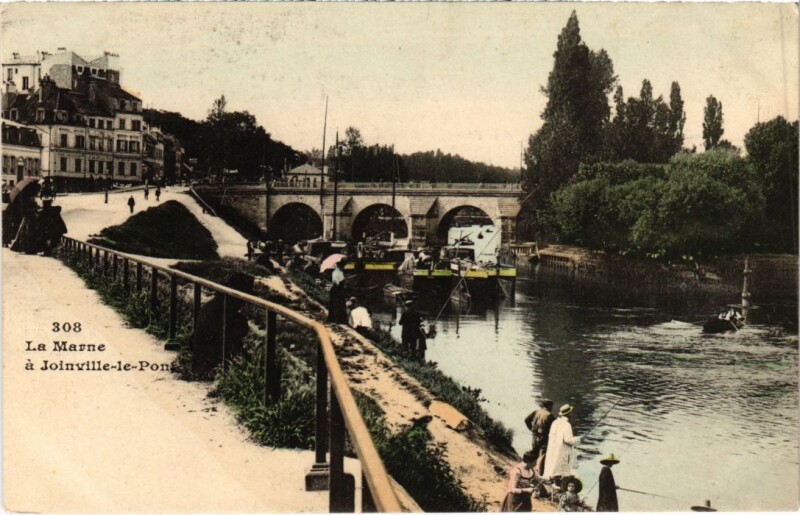 Carte postale ancienne Joinville le Pont La Marne France à Joinville-le-Pont