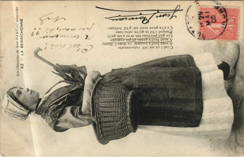 Carte postale ancienne La Berrichonne France