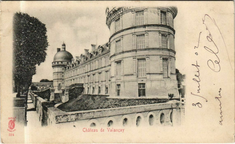 Carte postale ancienne Chateau de Valencay France