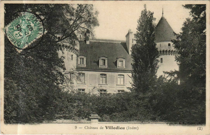 Carte postale ancienne Chateau de Villedieu France