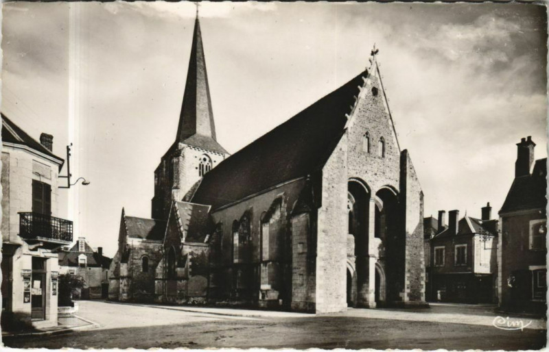 Carte postale ancienne Chabris L'Eglise France à Chabris