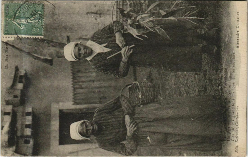 Carte postale ancienne Au Berry France