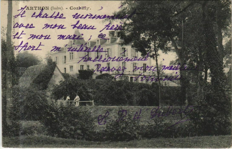 Carte postale ancienne Arthon Corbilly France à Arthon