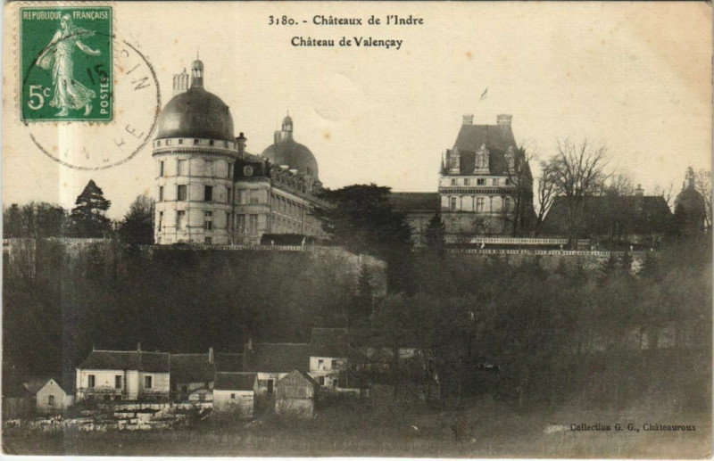 Carte postale ancienne Chateau de Valencay France