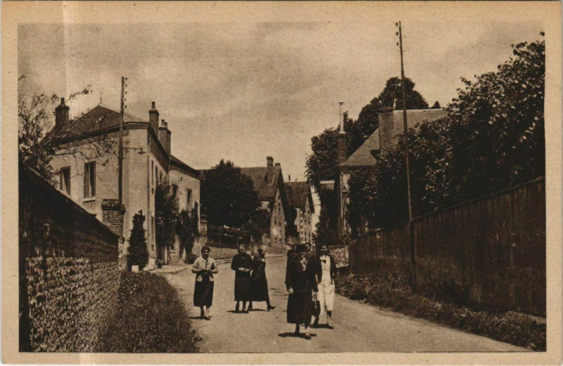 Carte postale ancienne Reuilly Rue de l'Egalite France à Reuilly