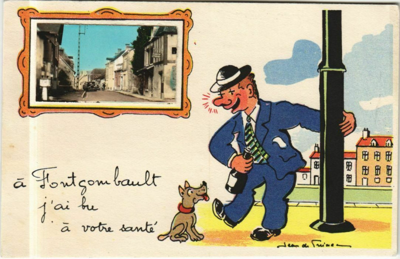 Carte postale ancienne Souvenir France
