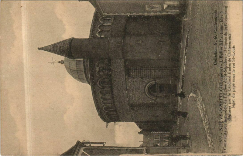 Carte postale ancienne Neuvy St.Sepulchre L'Eglise France
