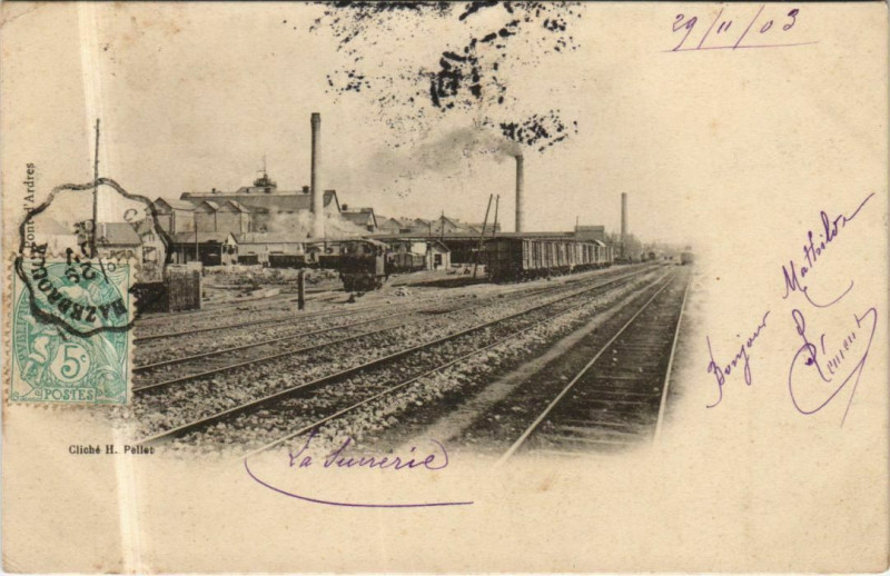 Carte postale ancienne Chateauroux Souvenir France