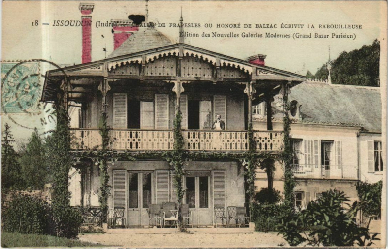 Carte postale ancienne Issoudun Chalet de Frapesle France à Issoudun