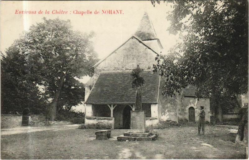 Carte postale ancienne La Chatre Chapelle de Nohant France