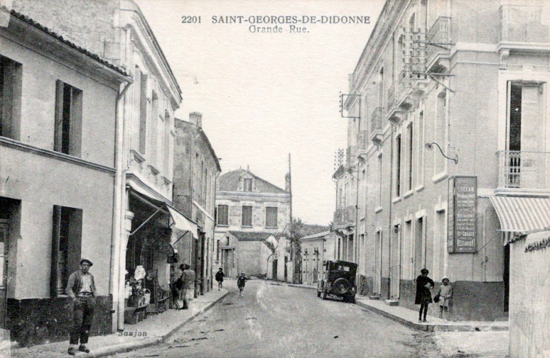 Carte postale ancienne Gande-Rue à Saint-Georges-de-Didonne