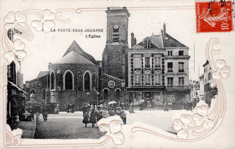 Carte postale ancienne L'Eglise à La Ferté-sous-Jouarre