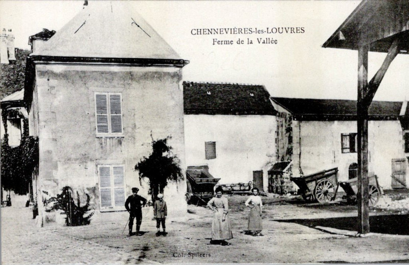 Carte postale ancienne Ferme de la Vallée à Chennevières-lès-Louvres