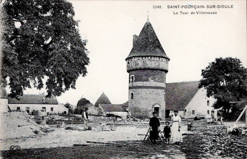 Carte postale ancienne La Tour de Villemouze à Paray-sous-Briailles