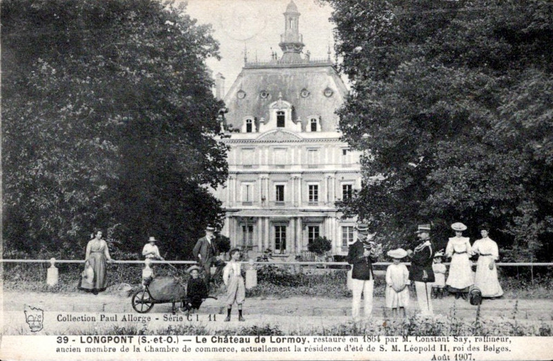 Carte postale ancienne Le Château de Lormoy à Longpont-sur-Orge