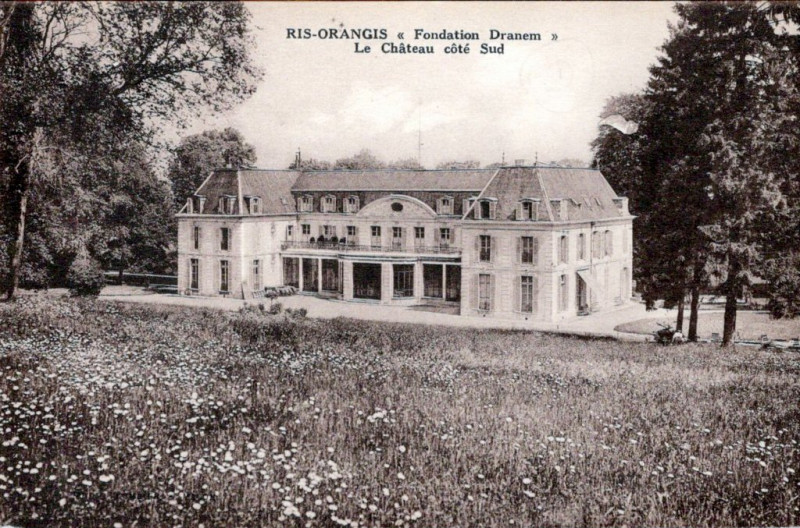 Carte postale ancienne Fondation Dranem à Ris-Orangis