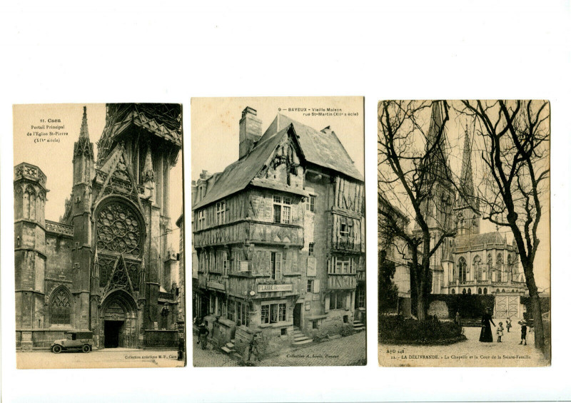 Carte postale ancienne Calvados lot de 12 cartes postales anciennes
