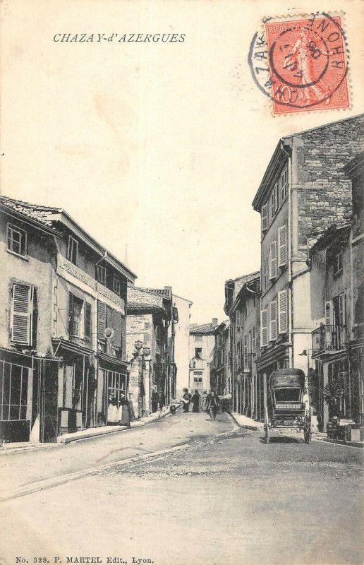 Carte postale ancienne Chazay D'Azergues