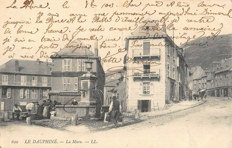 Carte postale ancienne Le Dauphine La Mure à La Mure