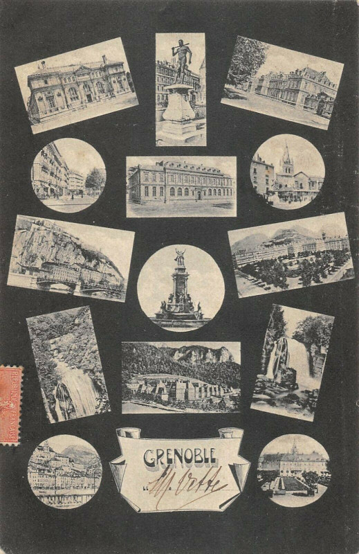 Carte postale ancienne Grenoble à Grenoble