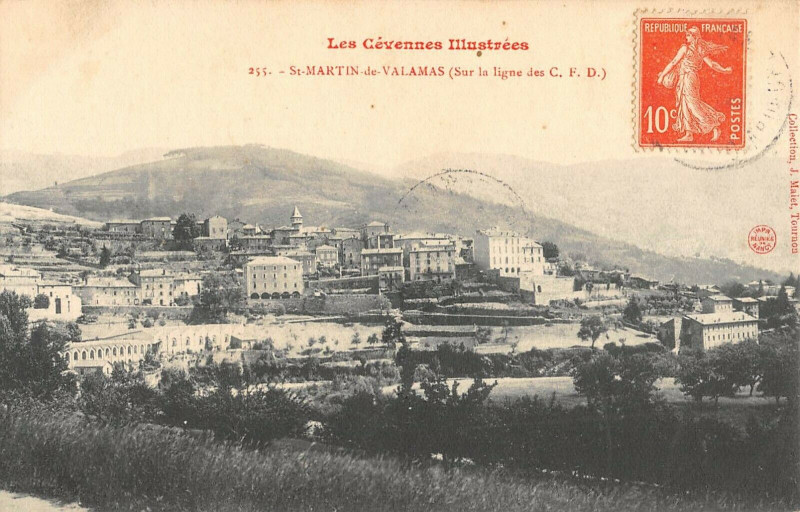 Carte postale ancienne Saint Martin De Valamas à Saint-Martin-de-Valamas