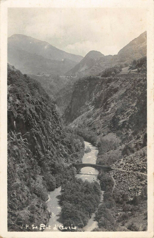 Carte postale ancienne Le Pont D'Aures