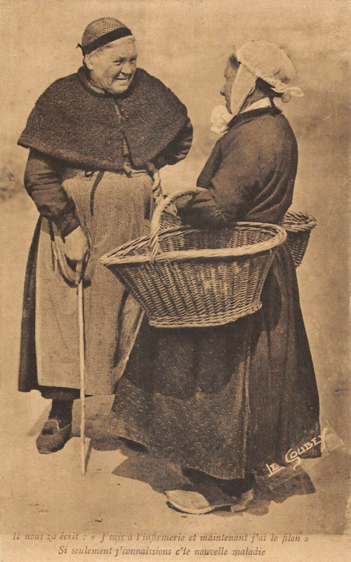 Carte postale ancienne La Normandieil Nous A Ecris