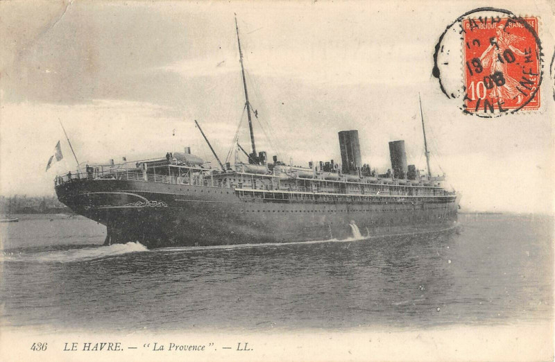 Carte postale ancienne Le Havre La Provence au Havre