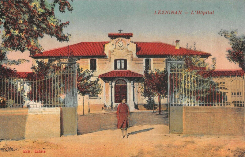 Carte postale ancienne Lezignan L'Hopital