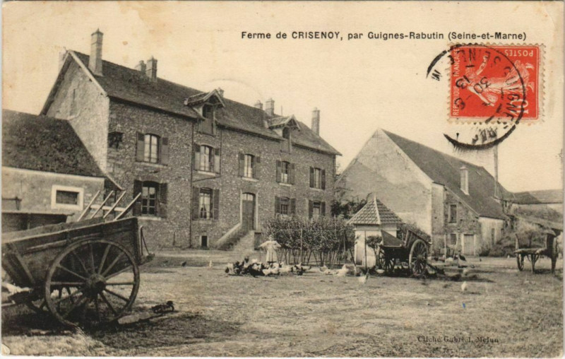 Carte postale ancienne Ferme de Crisenoy à Crisenoy